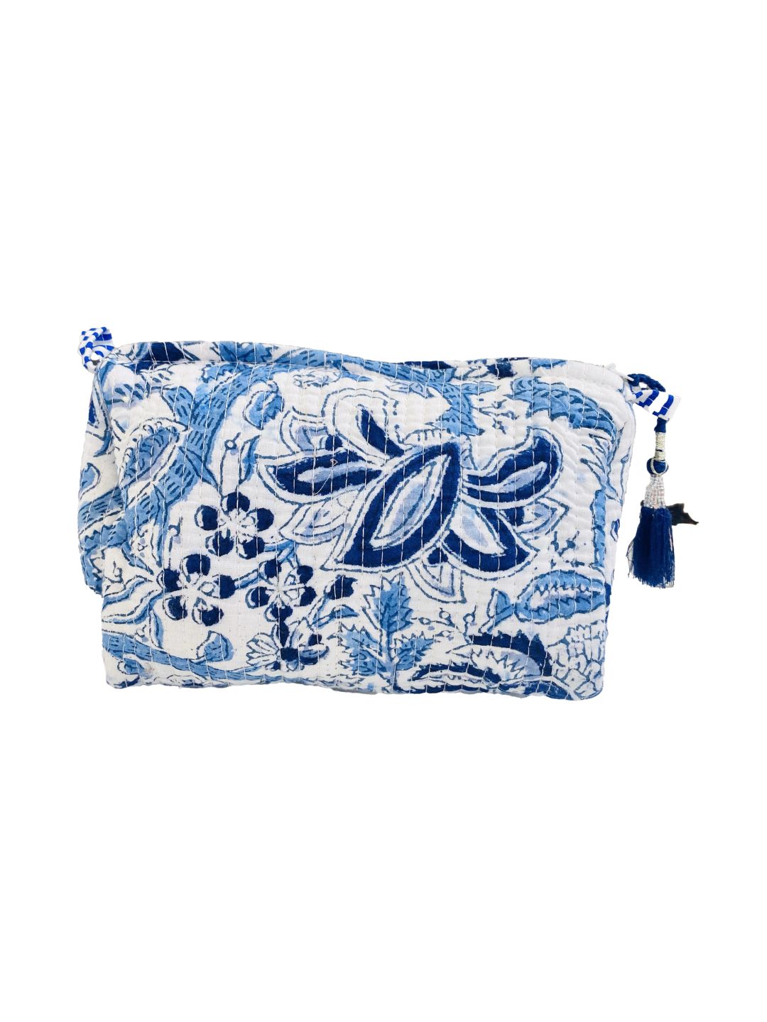 Beauty Case trapuntato Radical Chic Blu