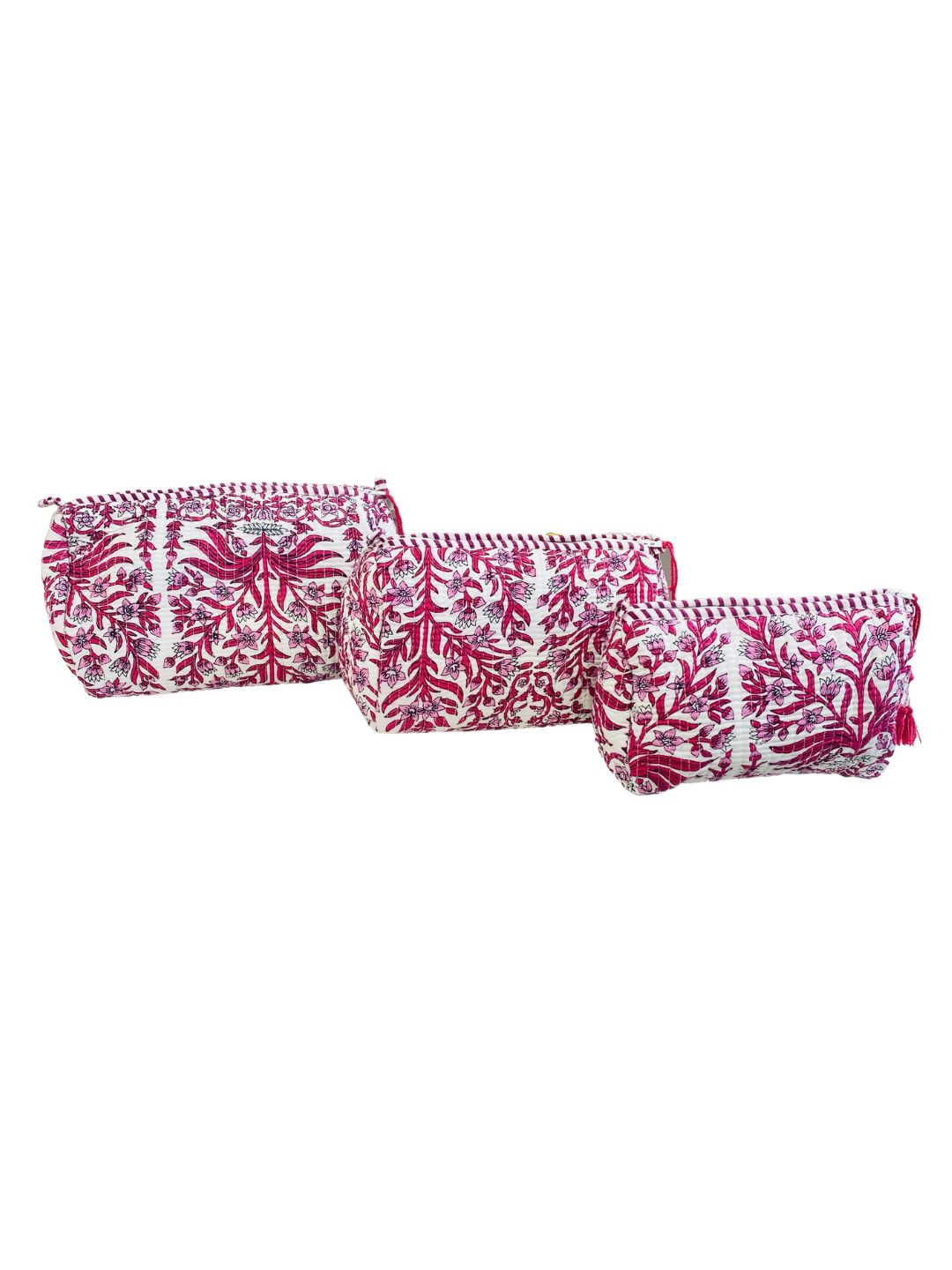 Beauty Case trapuntato Radical Chic Fucsia