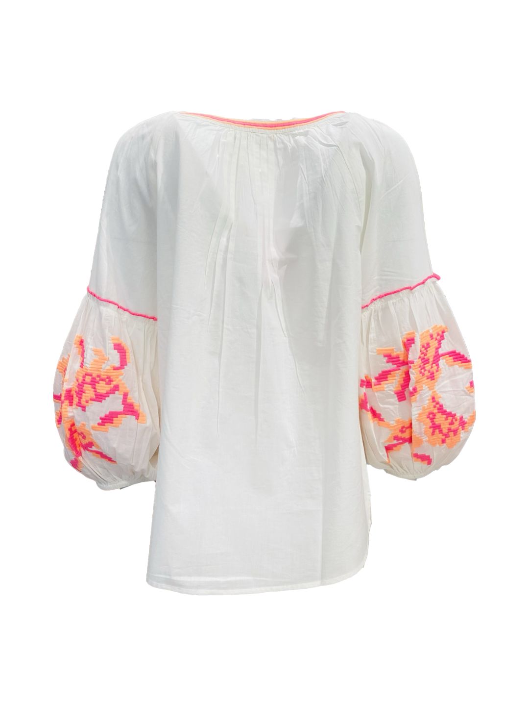 Blusa Ricamata in Cotone Boho-Chic Mod.1