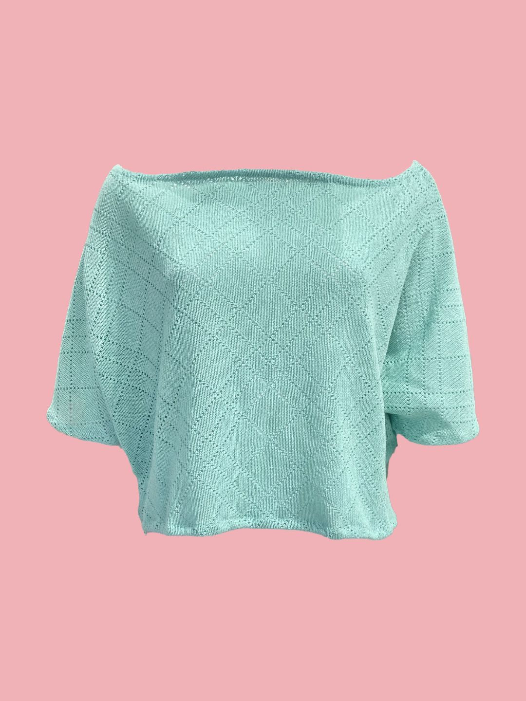 Blusa Scatoletta Verde Acqua Ribes of LOVE