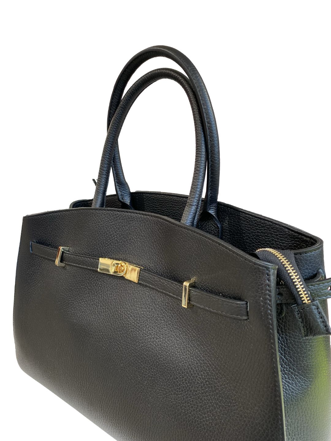 Borsa Shopper Classic in Vera Pelle Dollaro art.86117