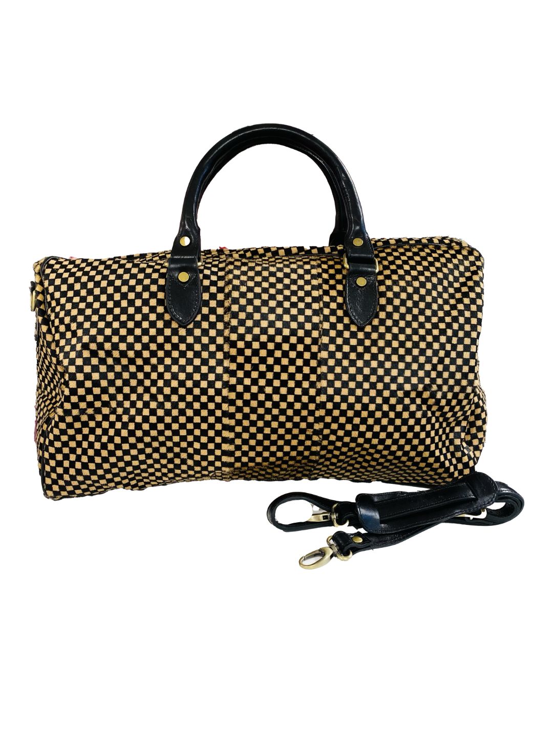 Borsa da Viaggio Weekend in Pelle di Cavallino Grande Mod.2