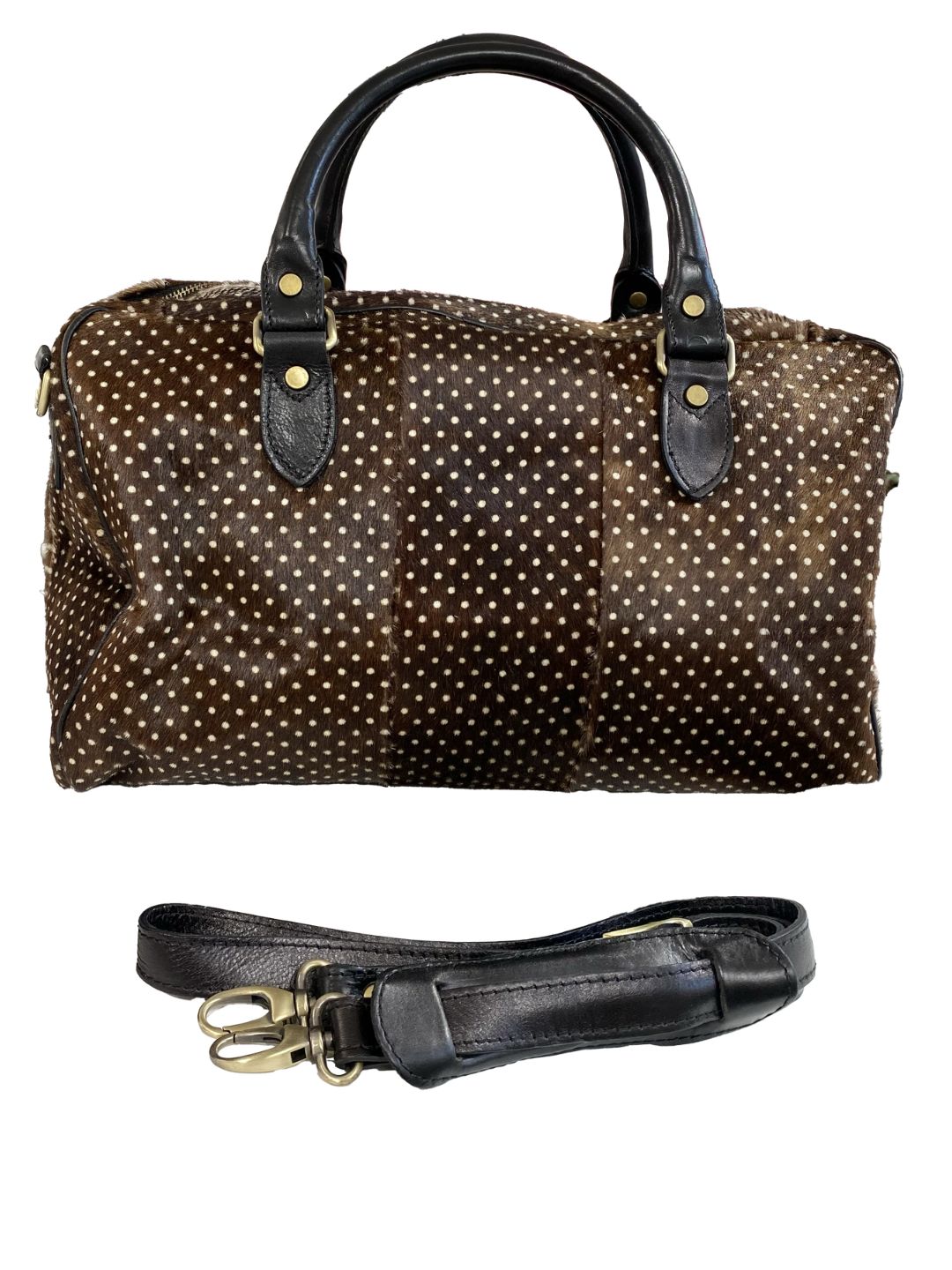 Borsa da Viaggio Weekend in Pelle di Cavallino Media Mod.3