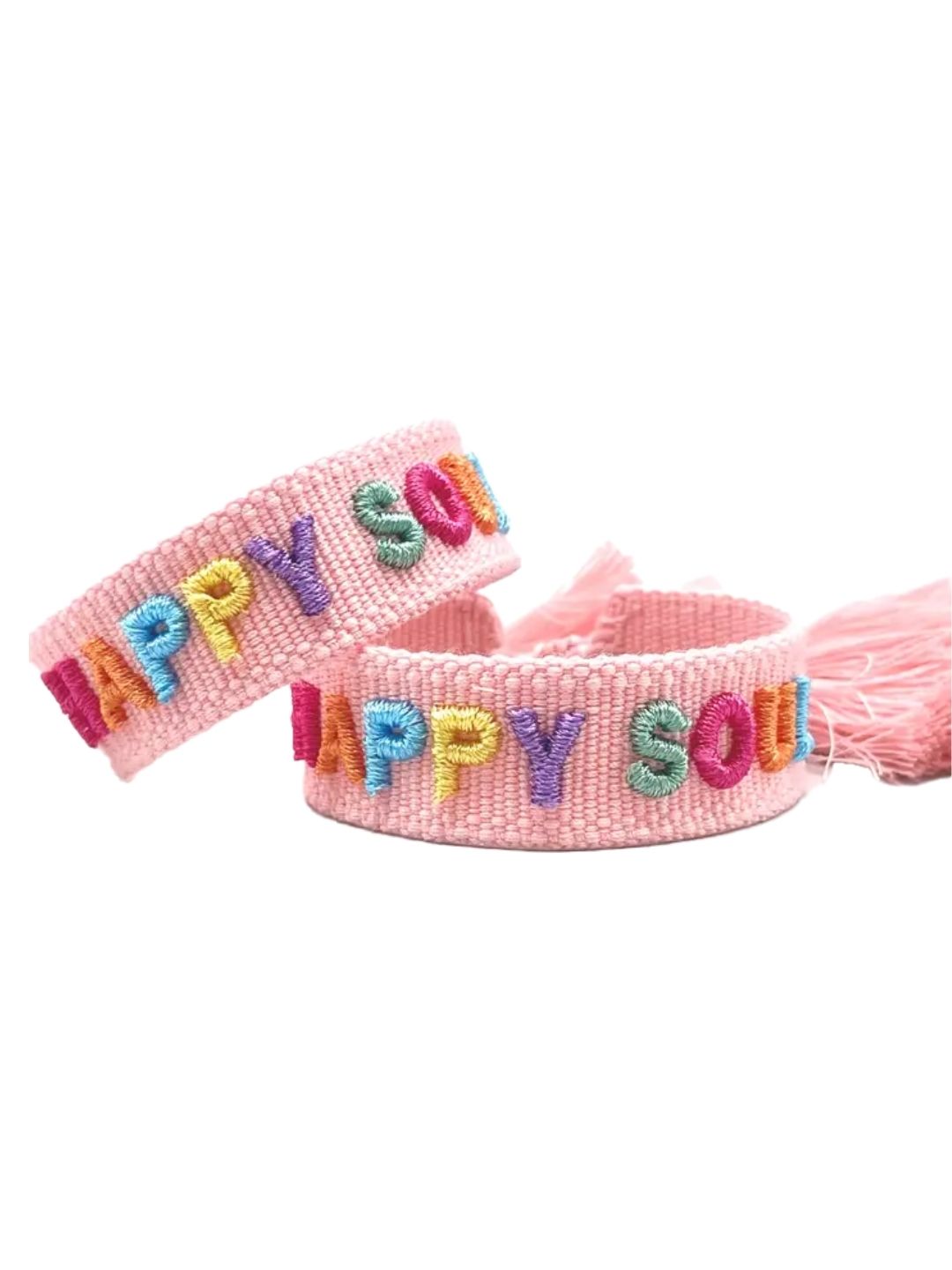 Bracciale "HAPPY SOUL" Rosa Baby e Multicolor