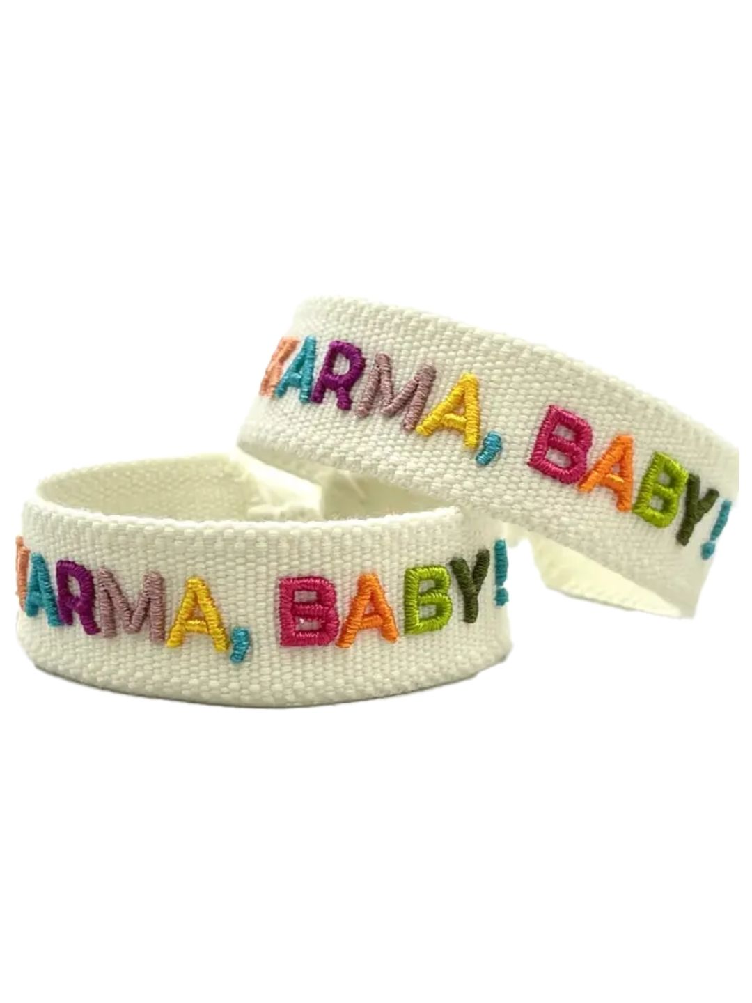 Bracciale "KARMA, BABY!" Panna e Multicolor