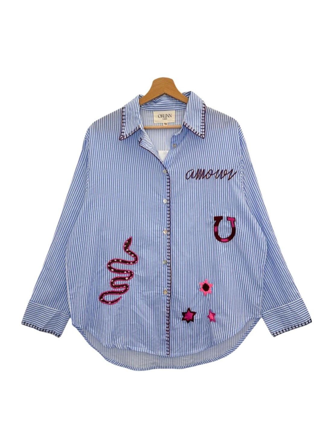 CAMICIA SAINT-TROPEZ Righe Azzurra 8985