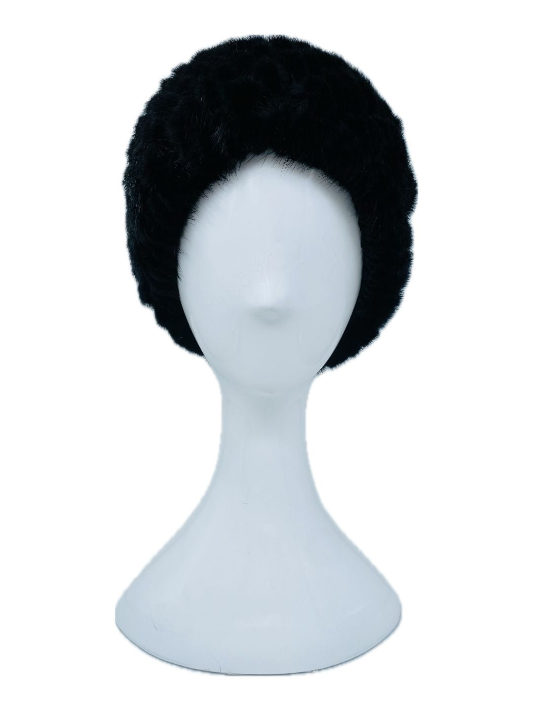 CAPPELLO IN VISONE CON POM POM