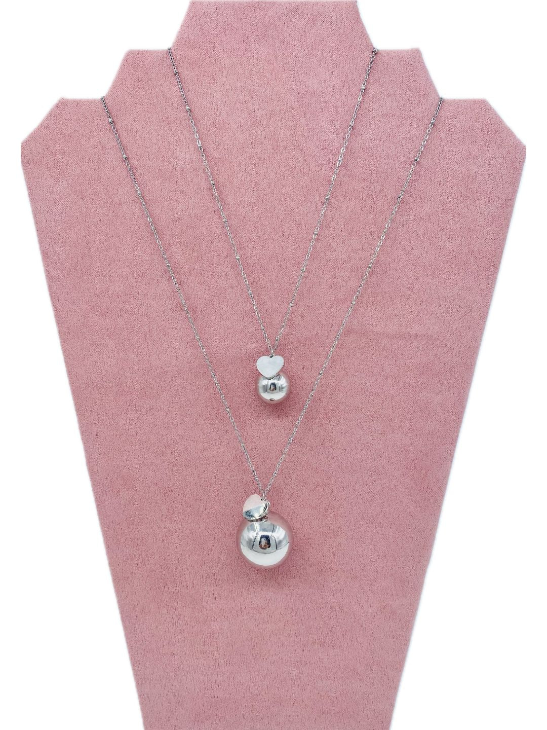 COLLANA CHIAMA ANGELI SFERA Color.Argento