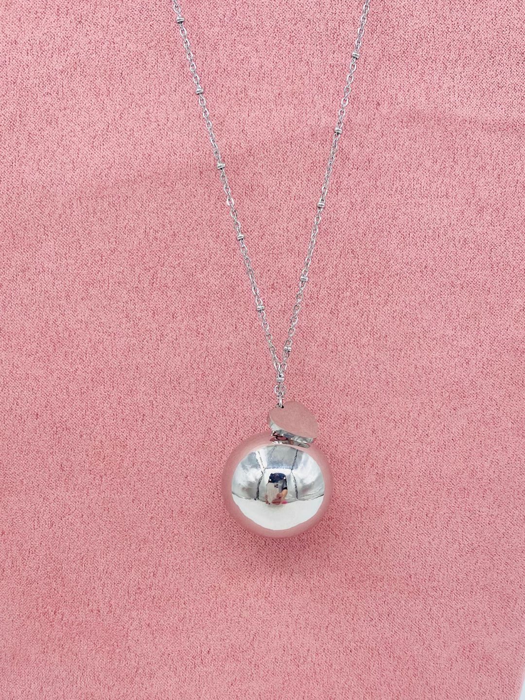 COLLANA CHIAMA ANGELI SFERA Color.Argento