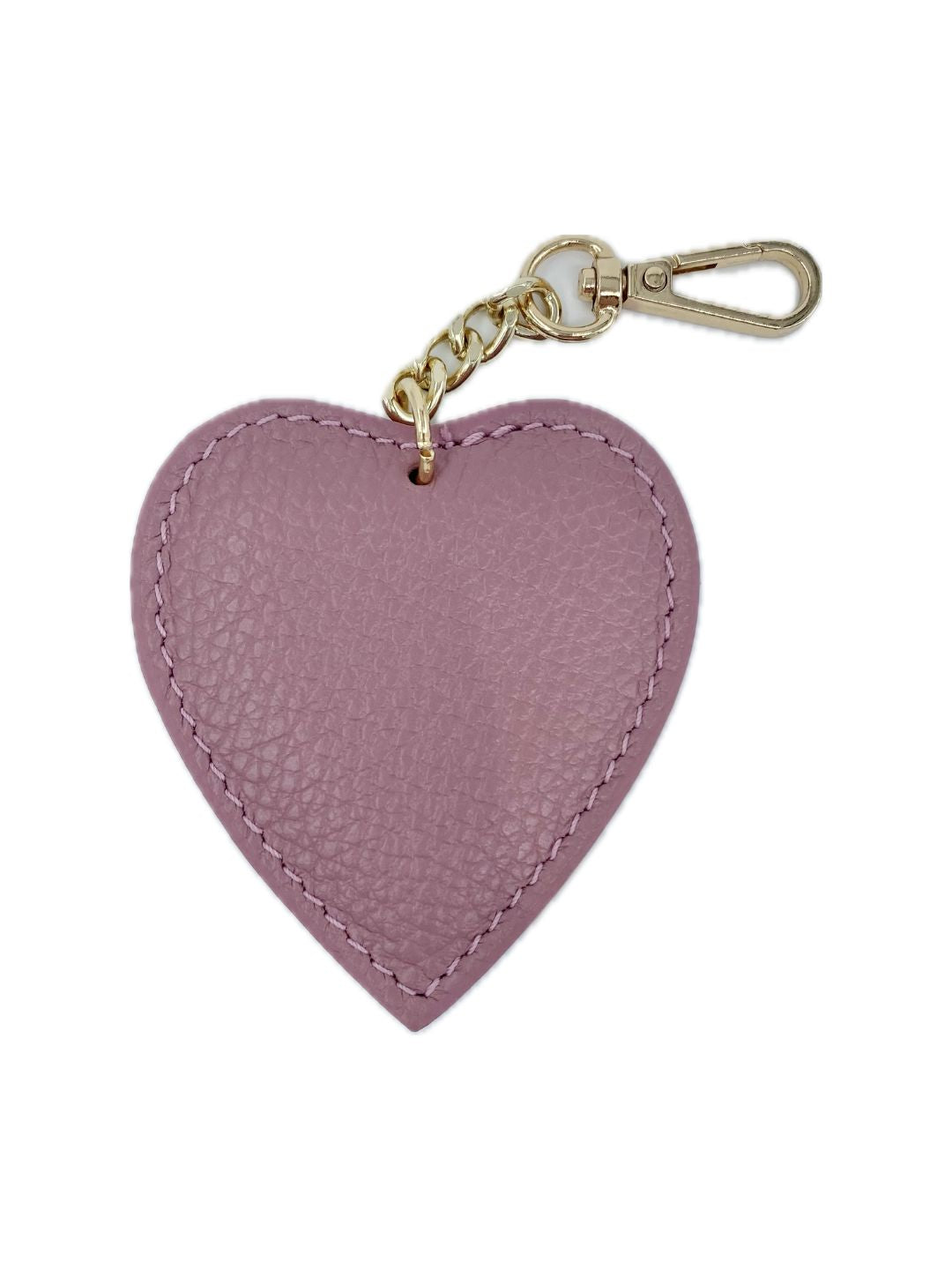 CUORE PORTACHIAVI IN PELLE ROSA CONFETTO 134