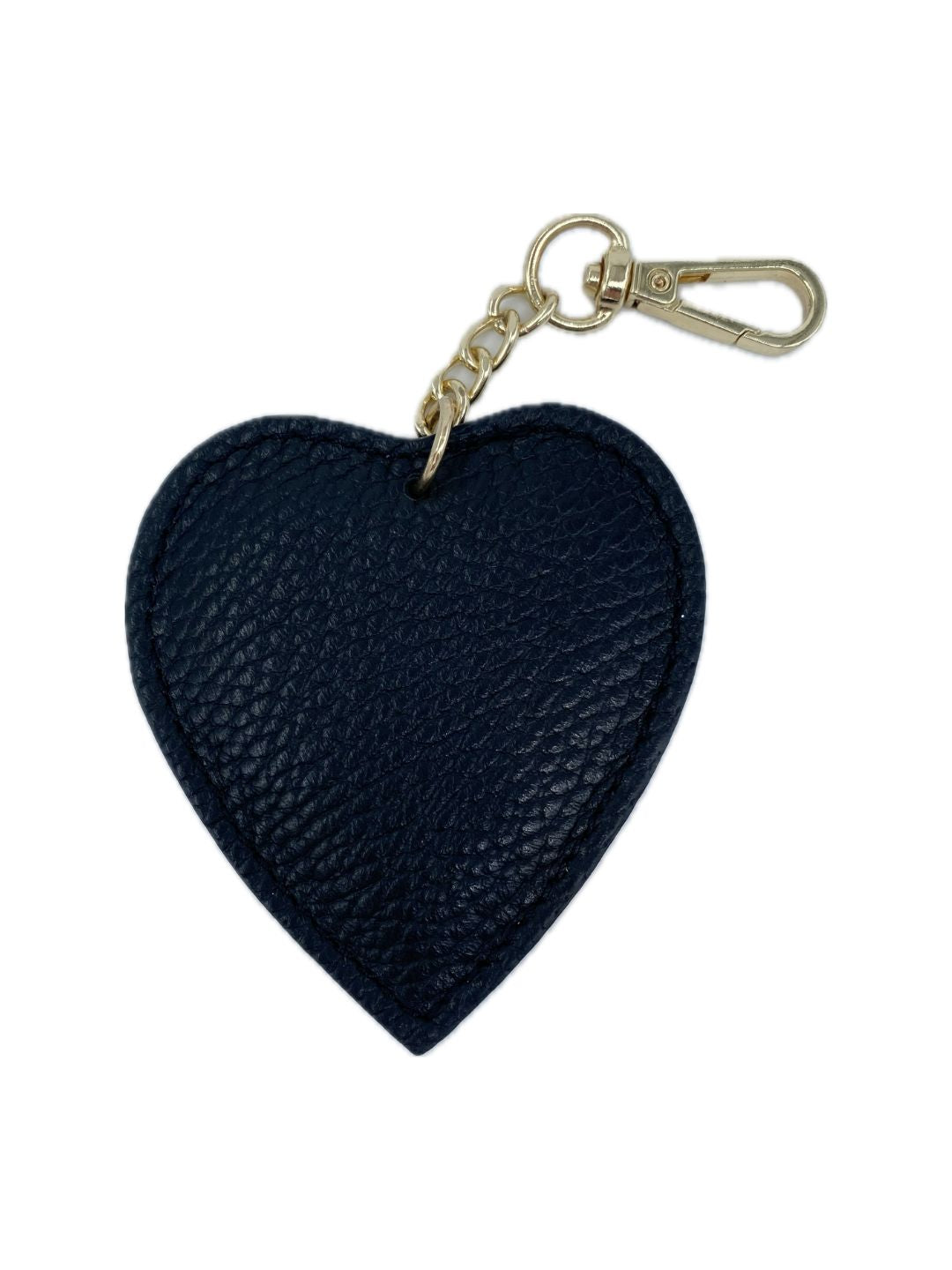 CUORE PORTACHIAVI IN PELLE NERO 134