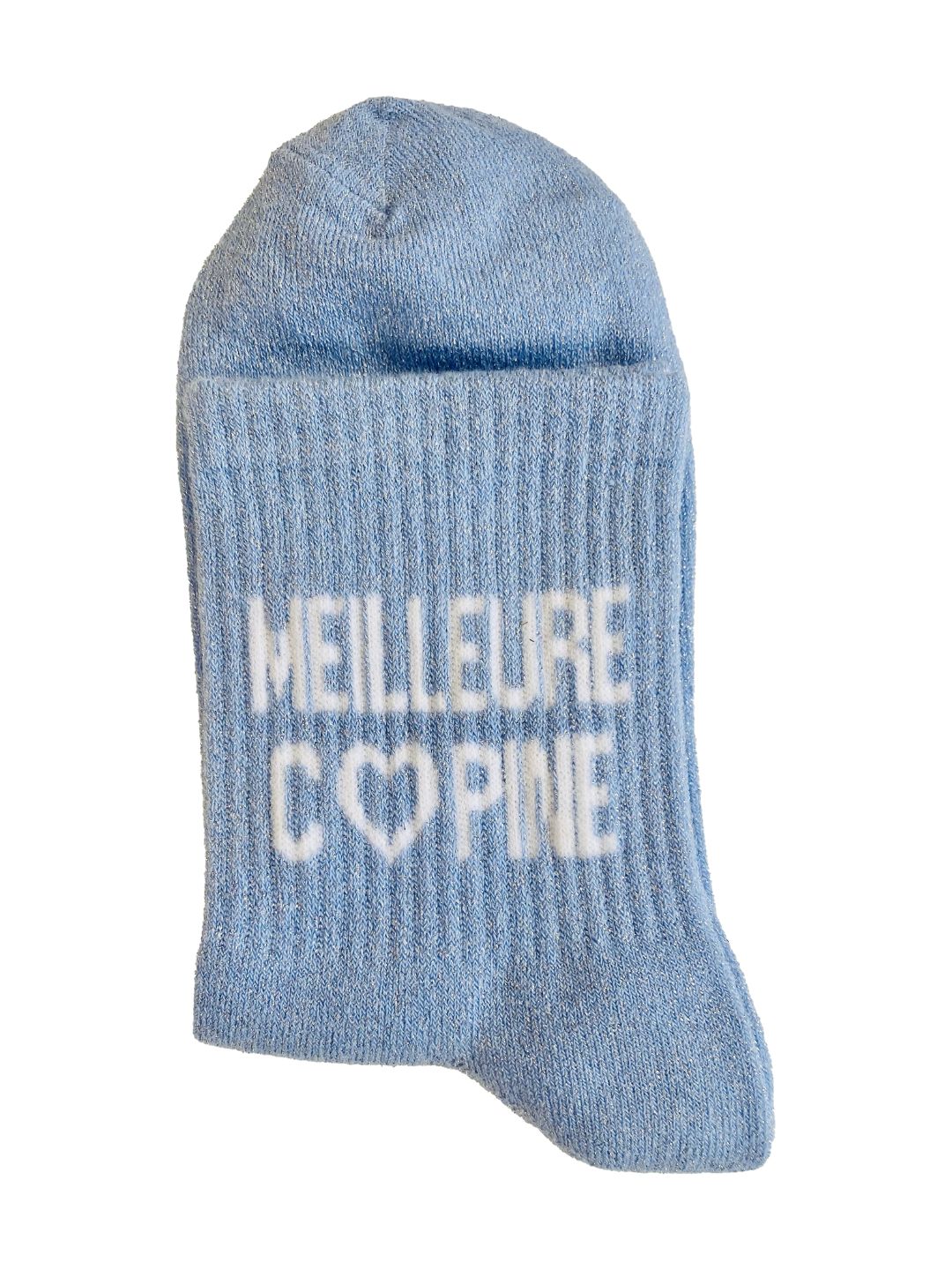 White Combed Cotton Glitter Leopard Socks โ Billybelt