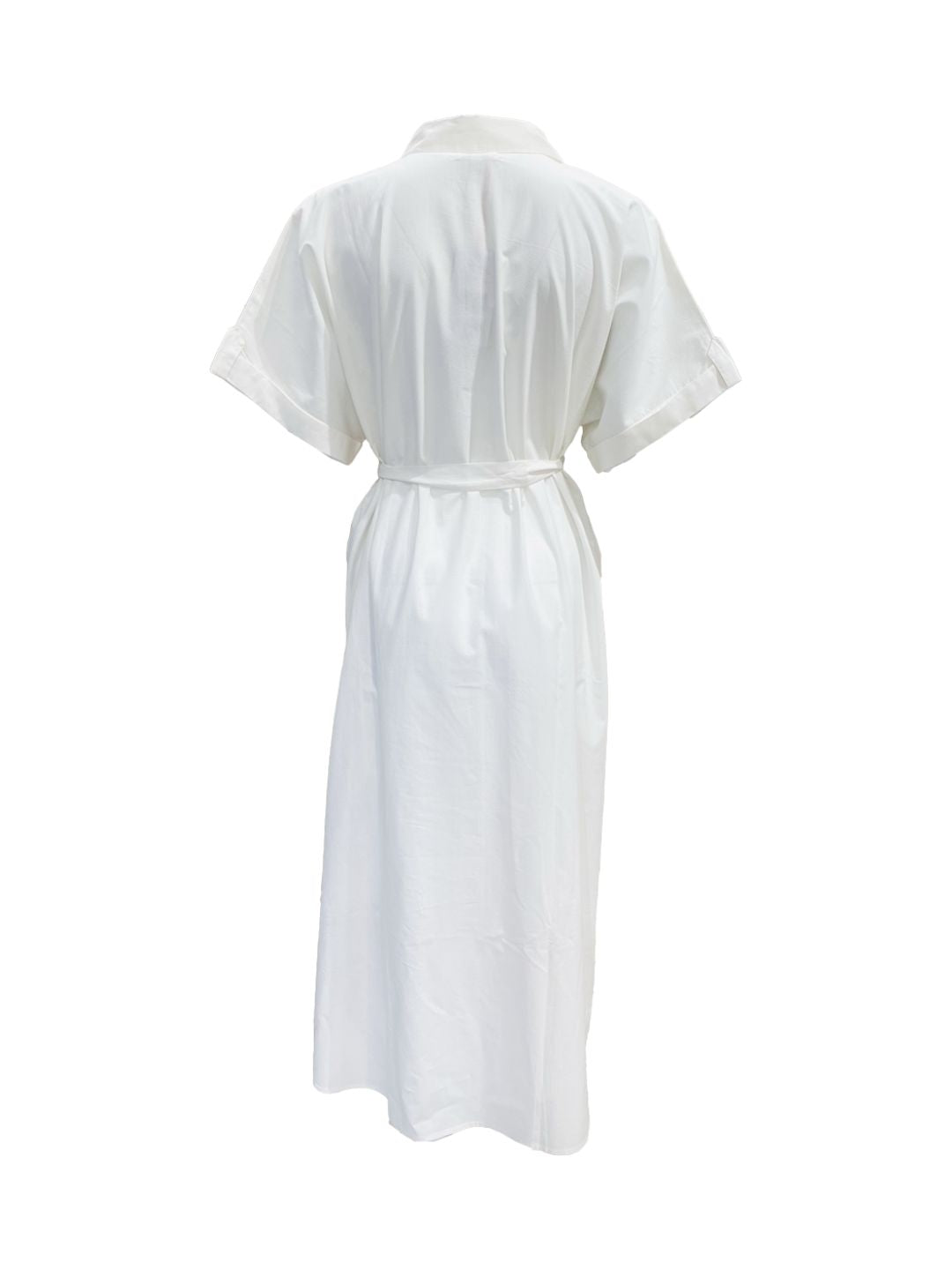 Chemisier Lungo Ricamato in Cotone boho-chic