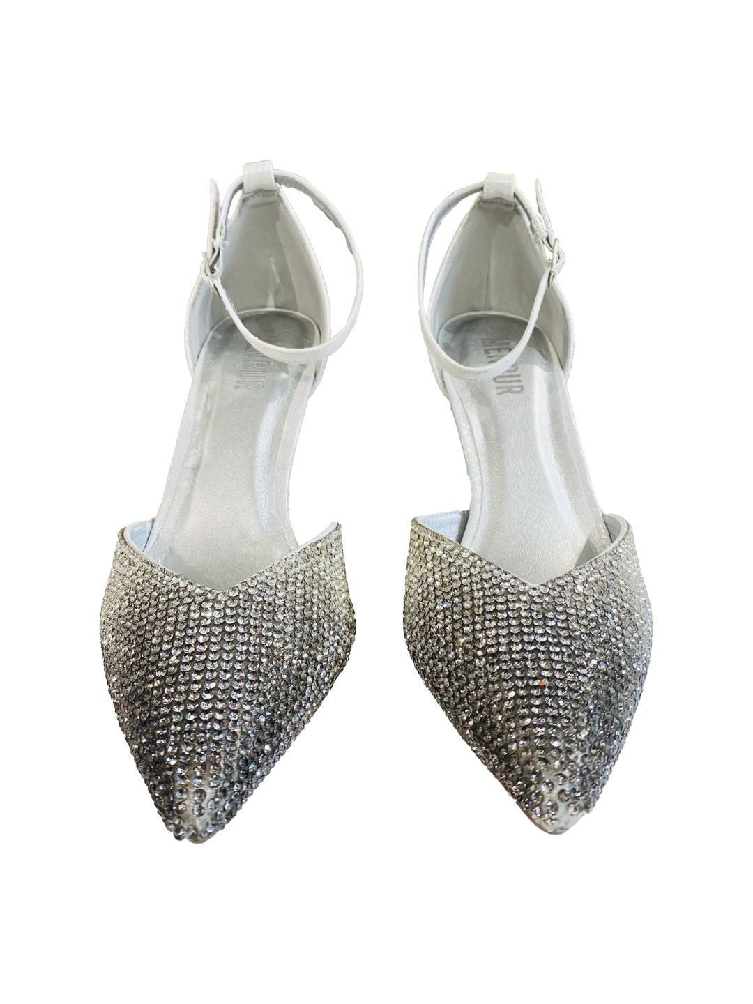 SILVER RHINESTONE SANDAL 24456