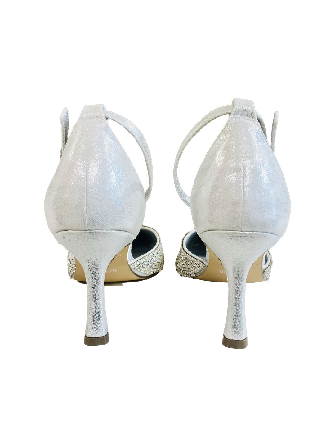 SILVER RHINESTONE SANDAL 24456