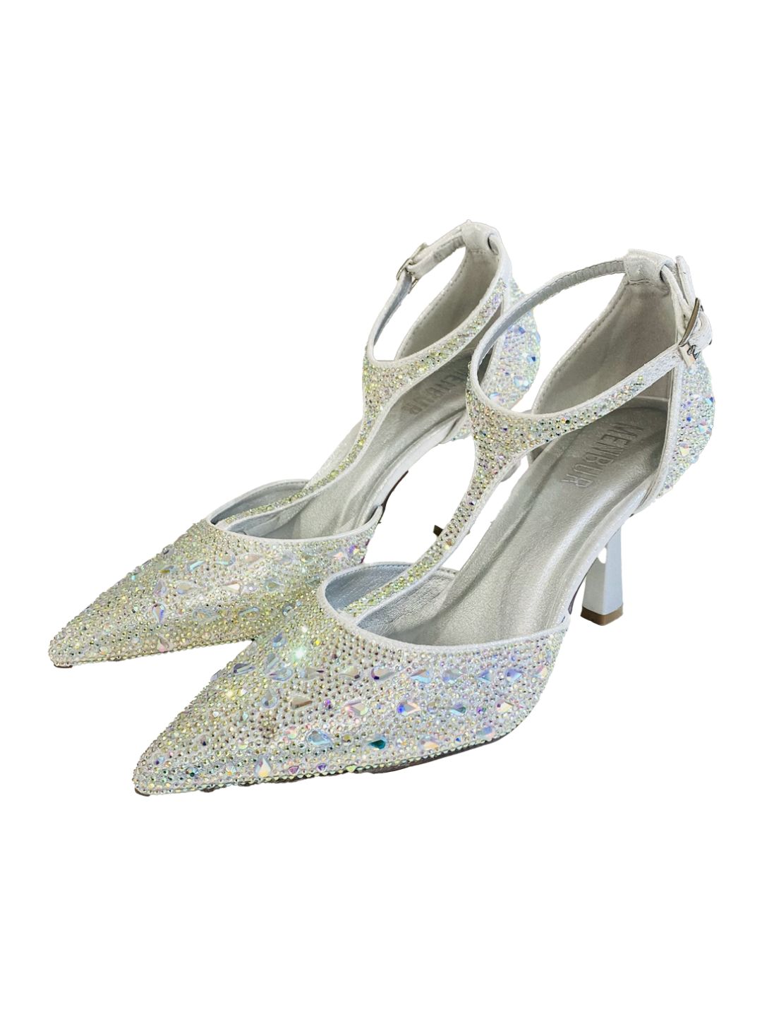 SILVER RHINESTONE SANDAL 24456