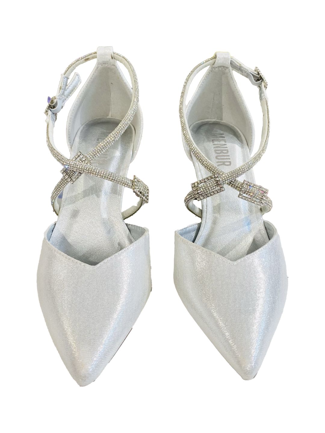 SILVER RHINESTONE SANDAL 24456
