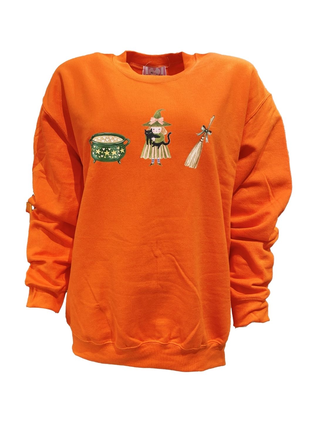 Felpa Halloween Arancio Vivo Mod.3 Ribes of LOVE