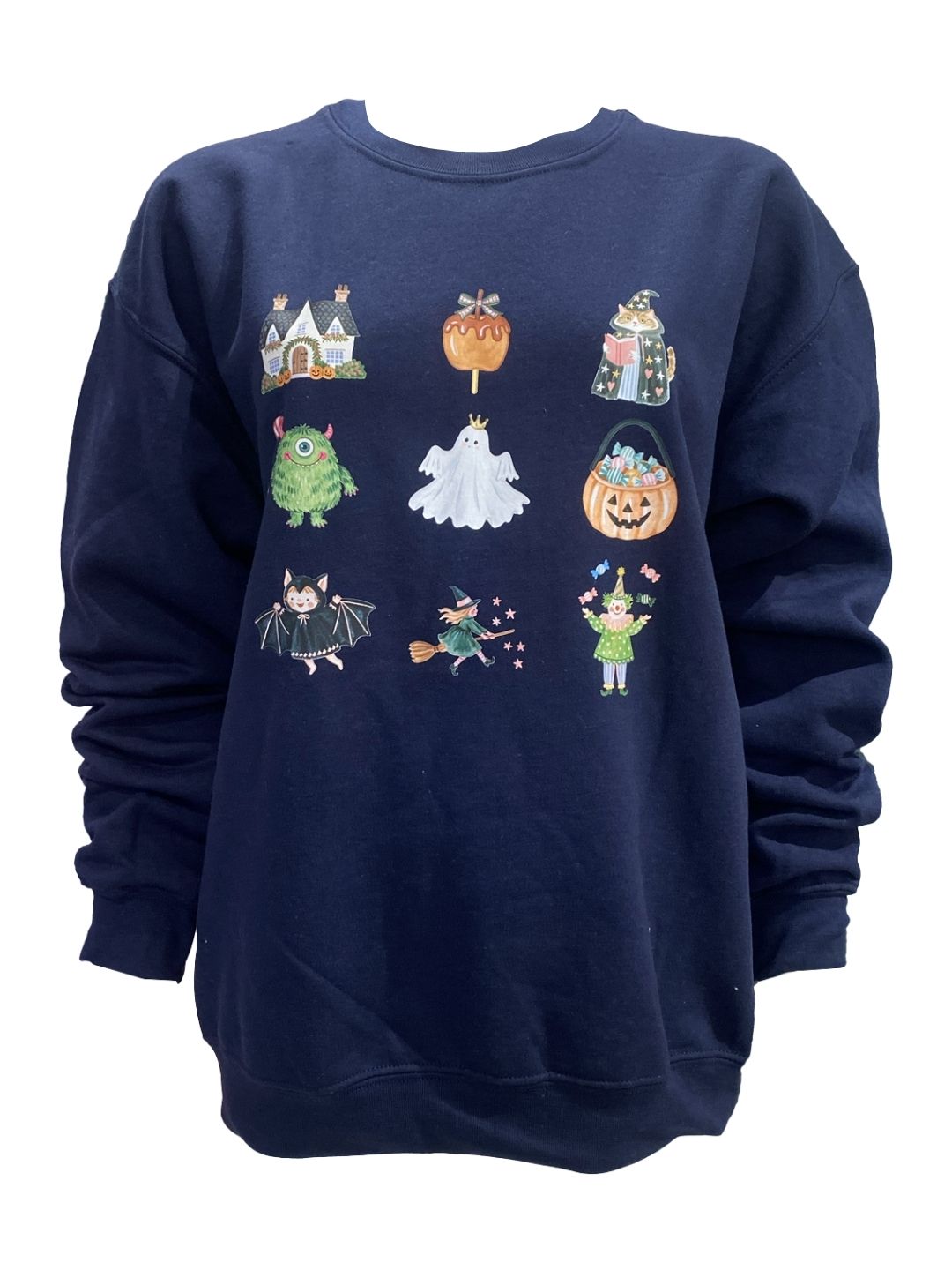Felpa Halloween Blu Notte Mod.3 Ribes of LOVE
