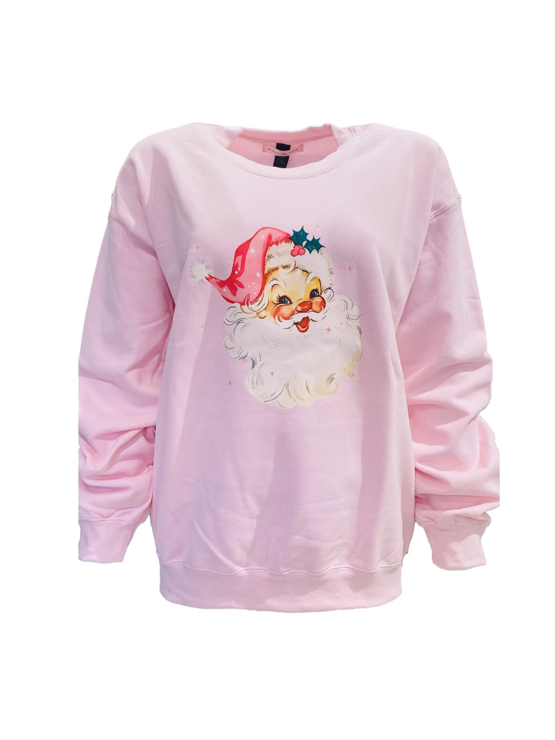 Pink Santa Claus Ribes of LOVE Sweatshirt