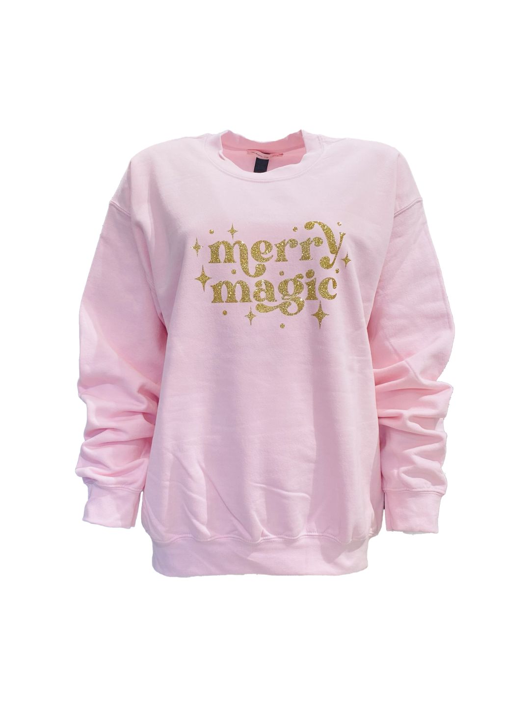 "Merry Magic" Pink Currant Sweatshirt of LOVE