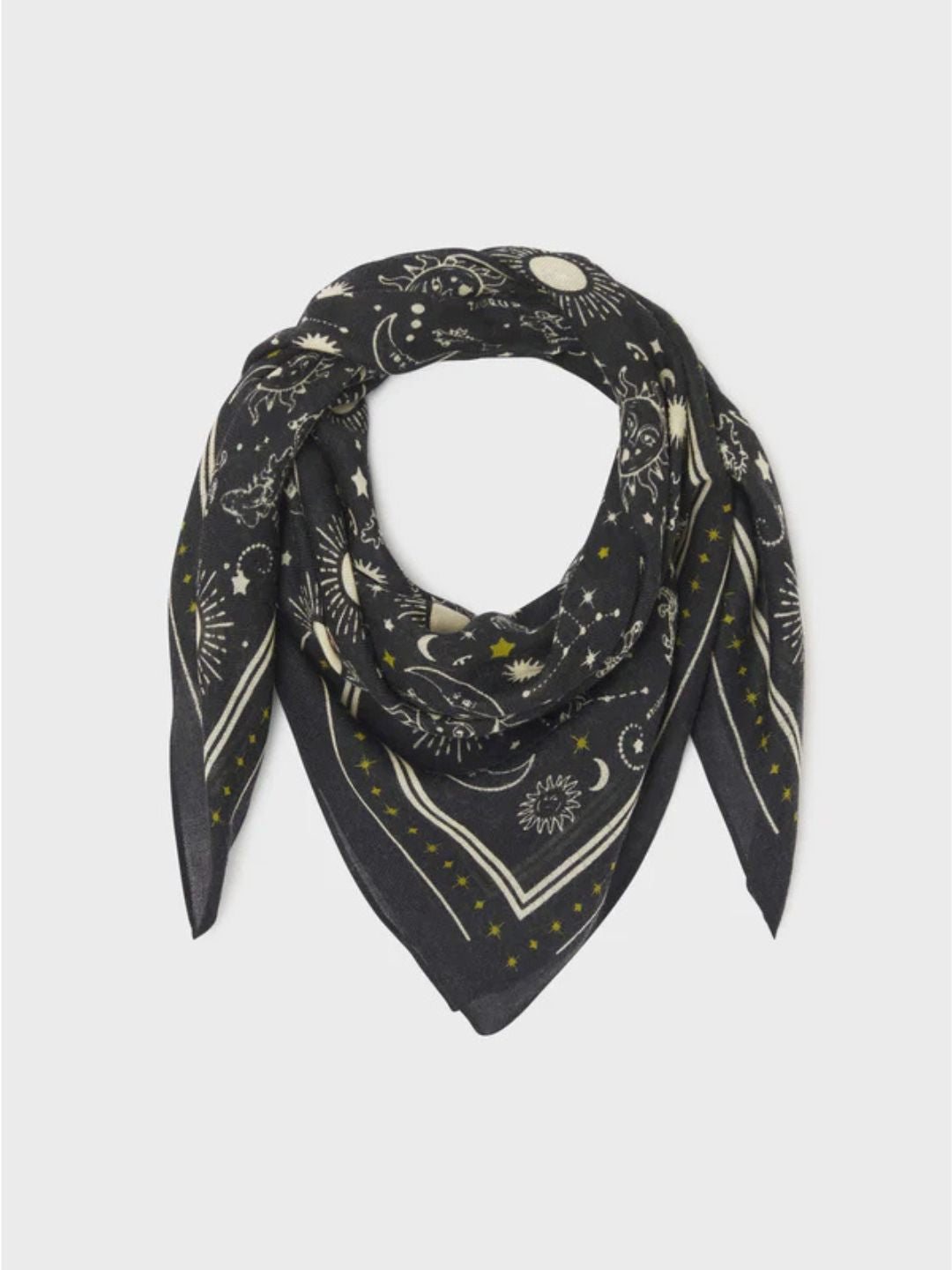 Foulard Lana Madeleine Nera