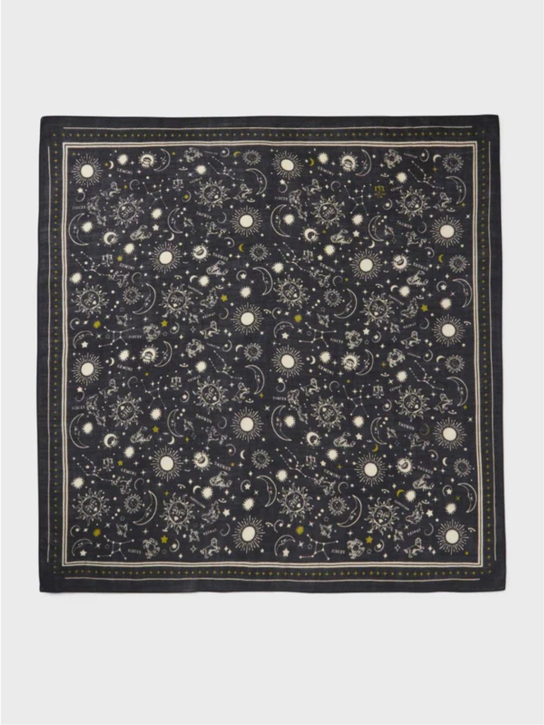 Foulard Lana Madeleine Nera