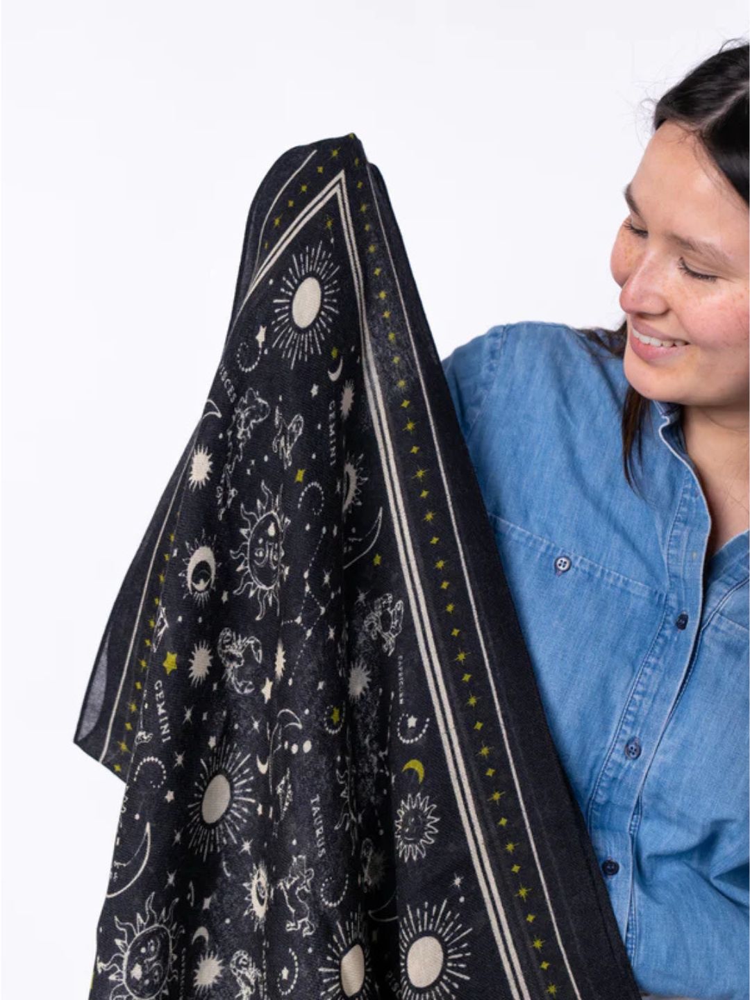 Foulard Lana Madeleine Nera