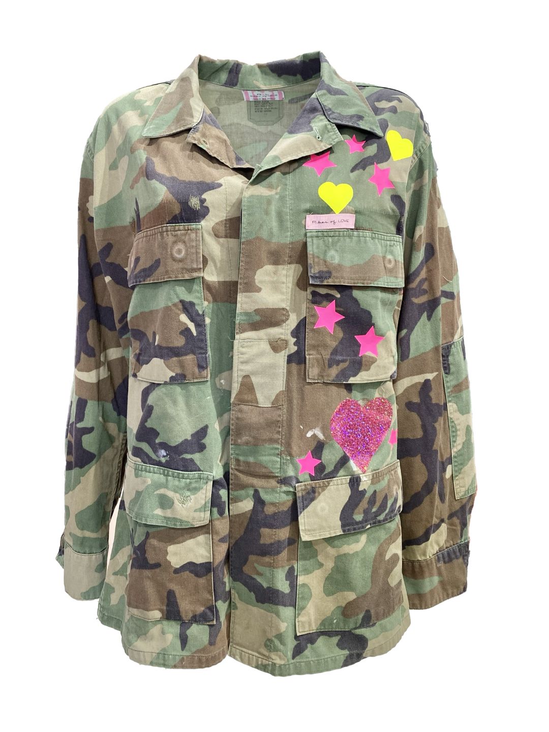 VINTAGE MILITARY JACKET Mod.9 Ribes of LOVE