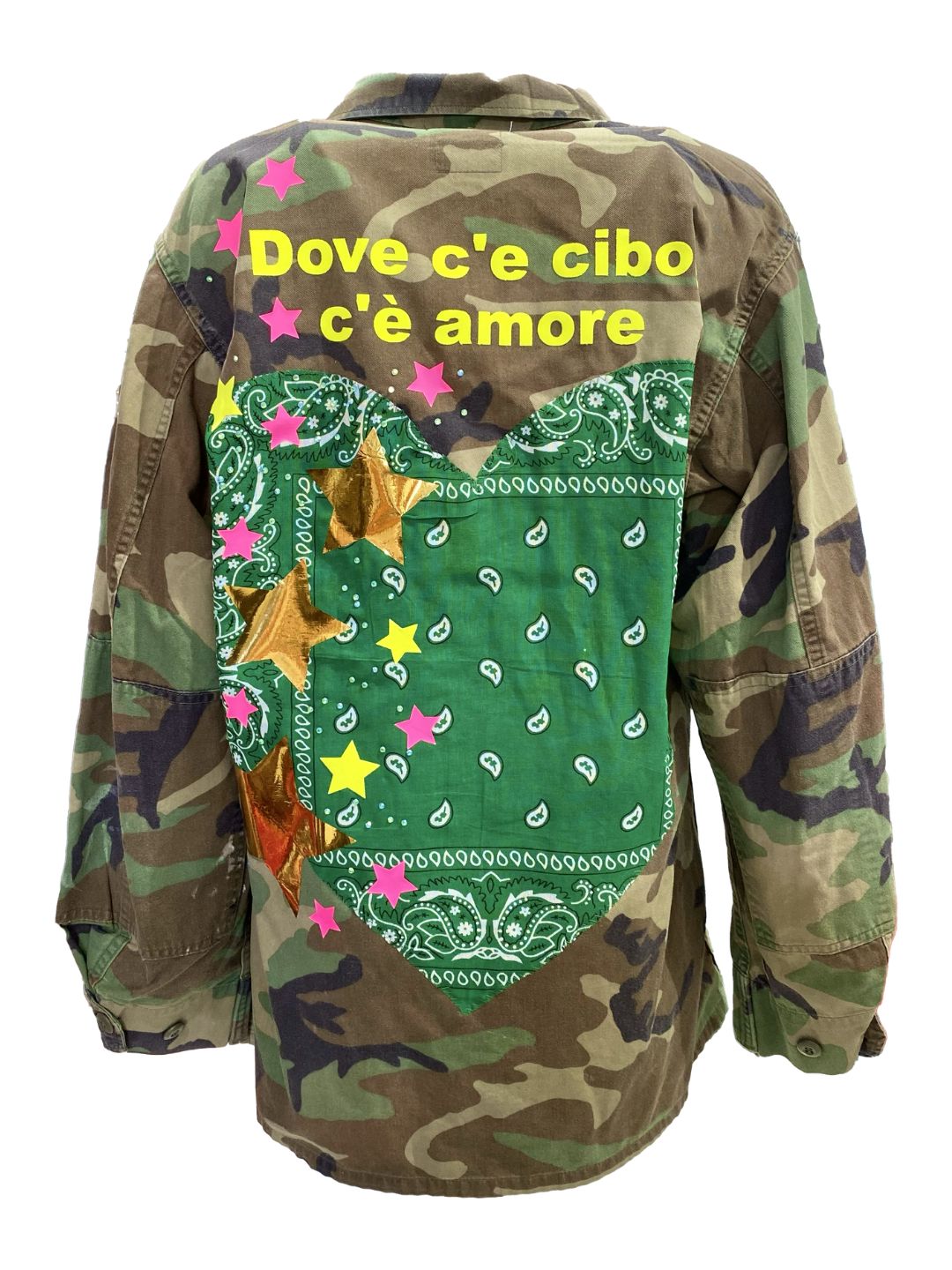 VINTAGE MILITARY JACKET Mod.9 Ribes of LOVE