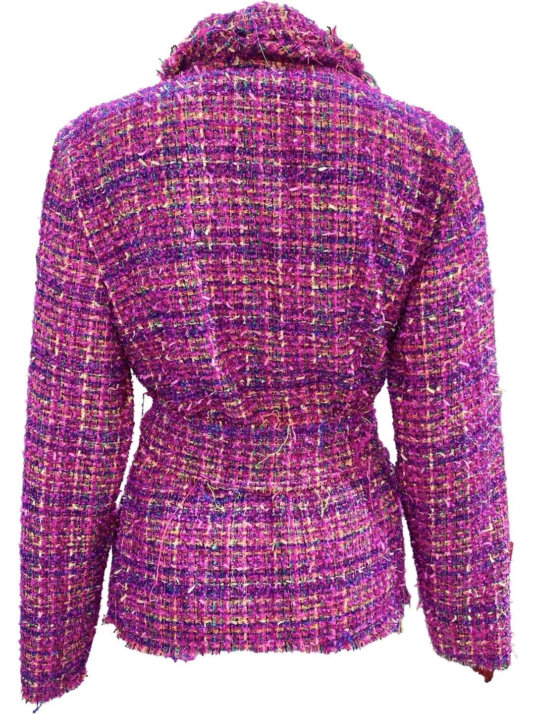 GIACCA TWEED BOUCLÉ MULTICOLORE RIBES OF LOVE