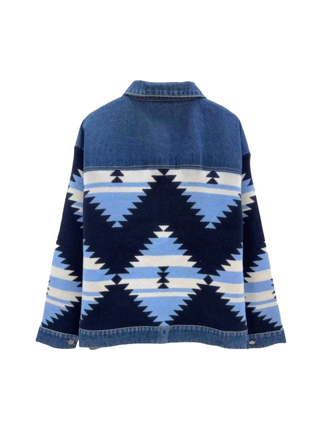 Aztec Cardigan with Fringes in Cream, Burgundy, and Black 357