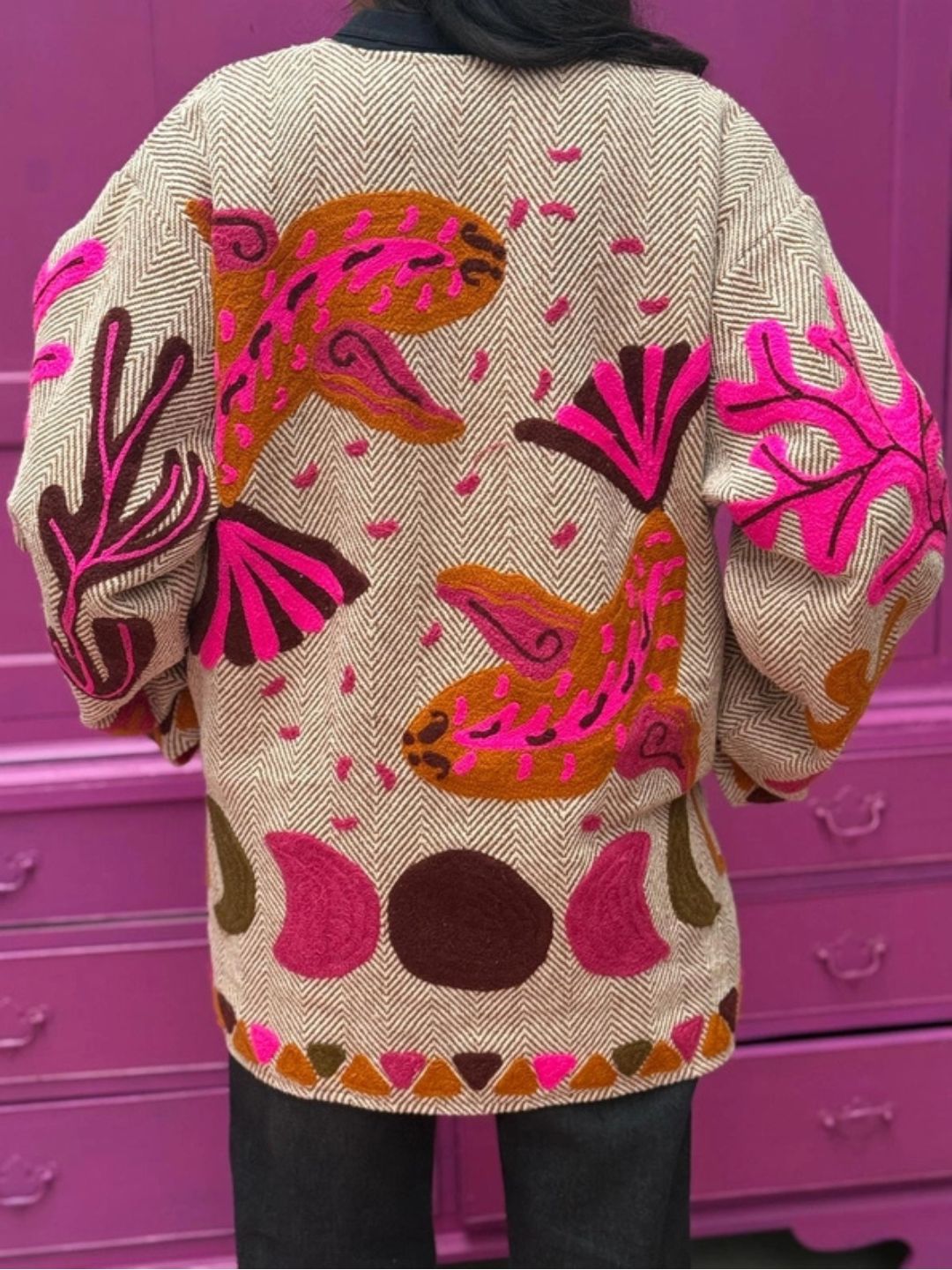 Giacca Suzani in TWEED FISH