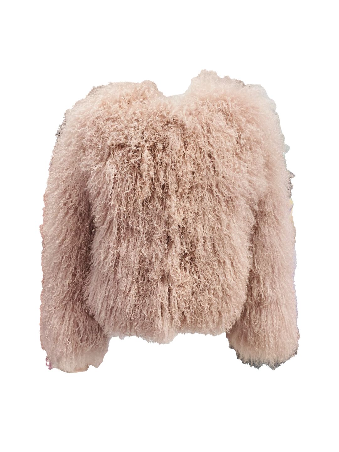 Giacca in Shearling Rosa