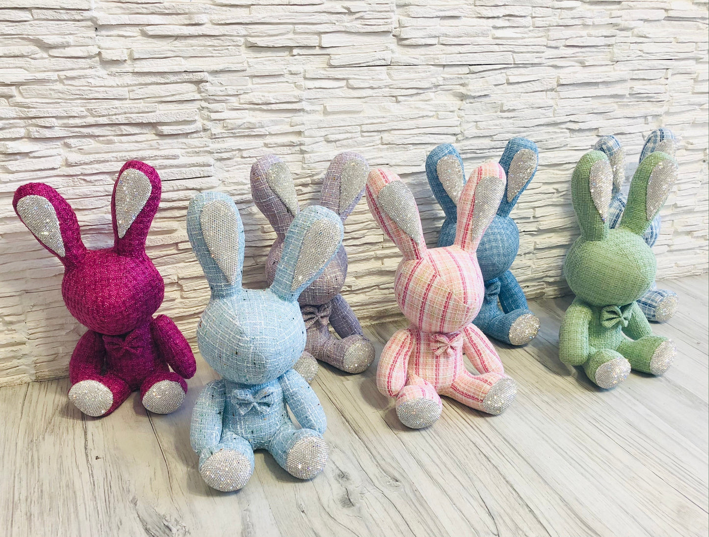 PELUCHE CONIGLIO GRANDE ROSA
