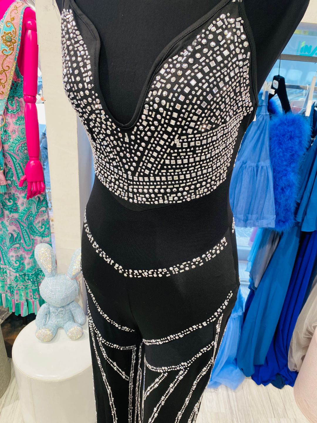 JUMPSUIT ELEGANTE STRASS 732572-1