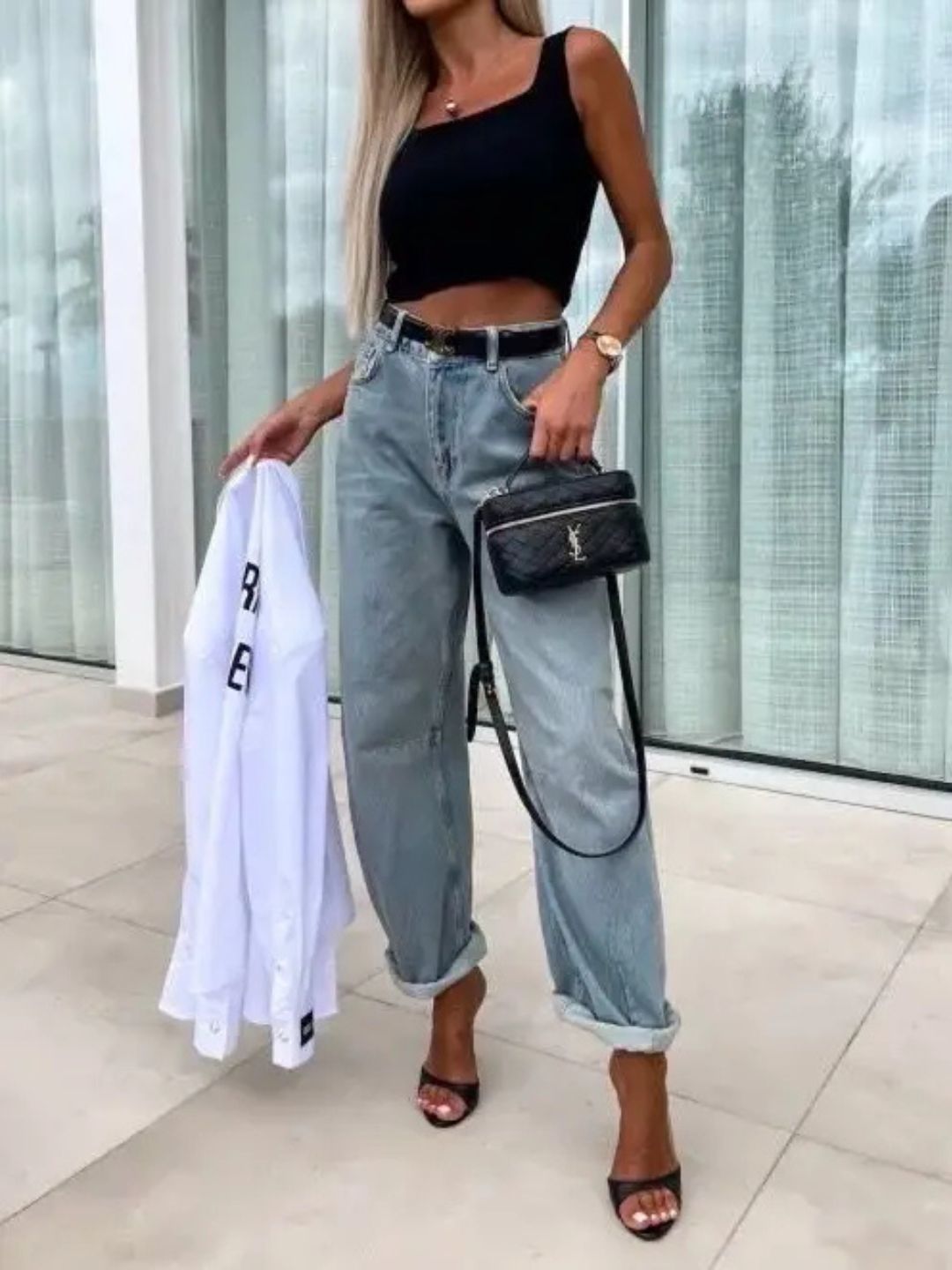 Jeans Balloon Elasticizzati Vita Alta G2376 ✨