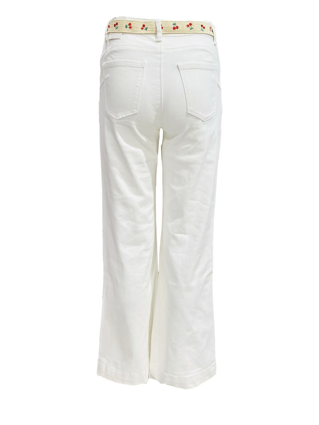 Jeans Palazzo Ciliegia Bianco 🍒
