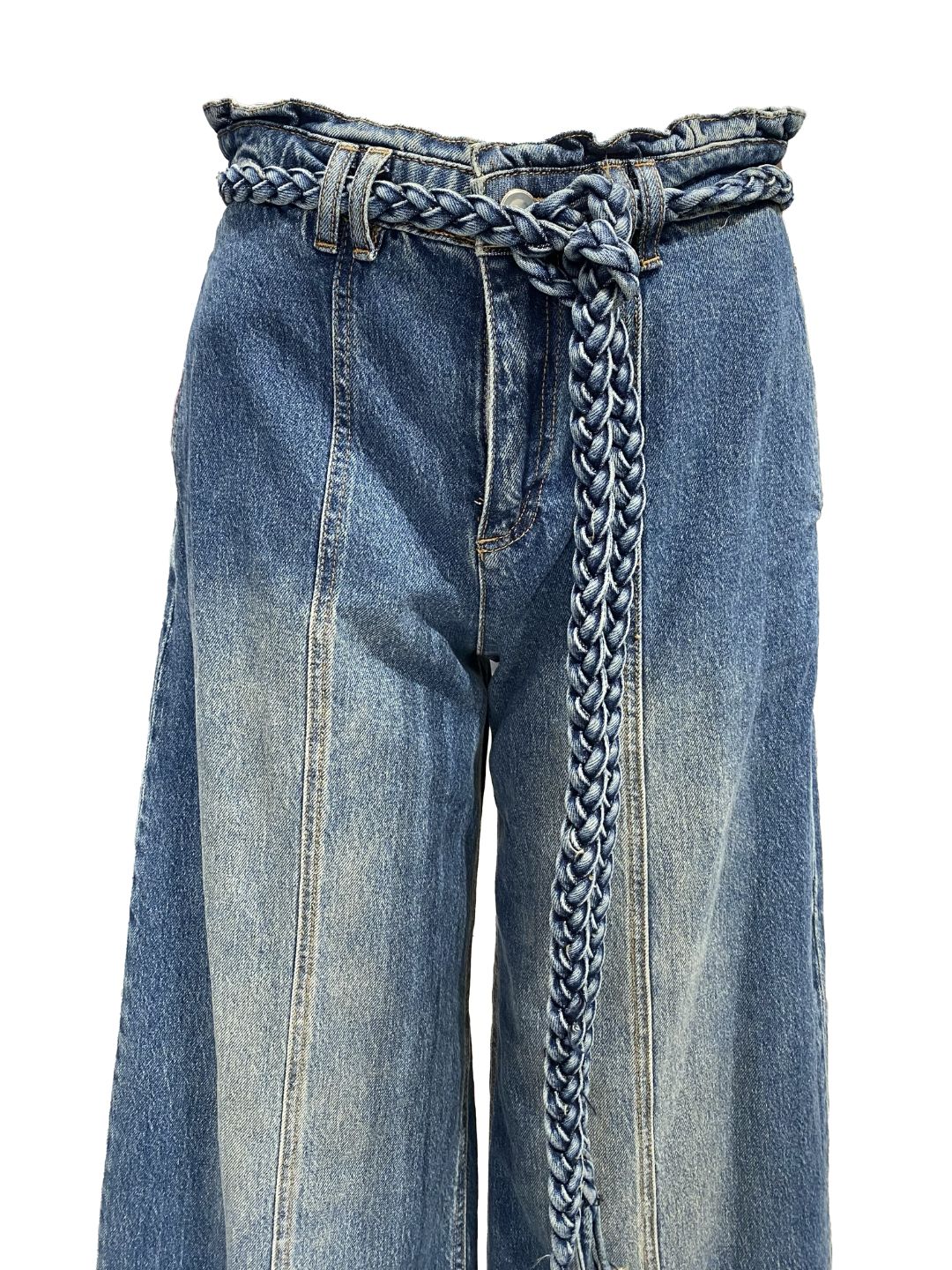 Jeans Palazzo High Waist Denim F29