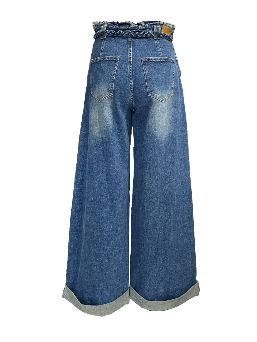 Jeans Palazzo High Waist Denim F29