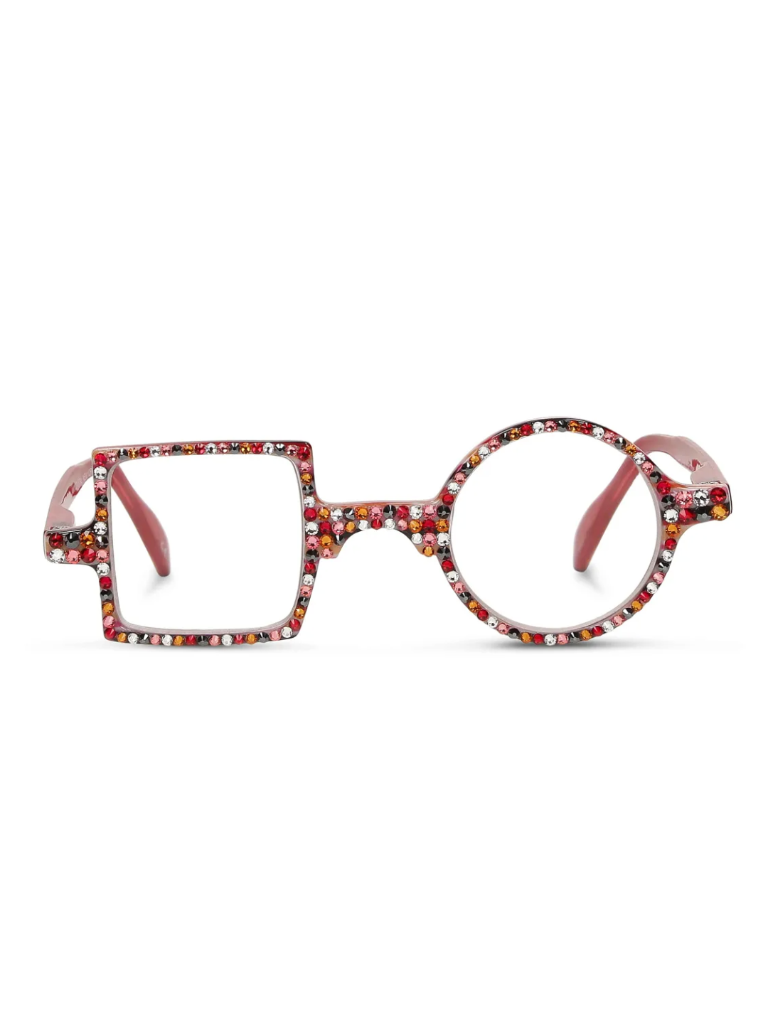 KATRINE RED JIMMY CRYSTAL NEW YORK READING GLASSES JCR562