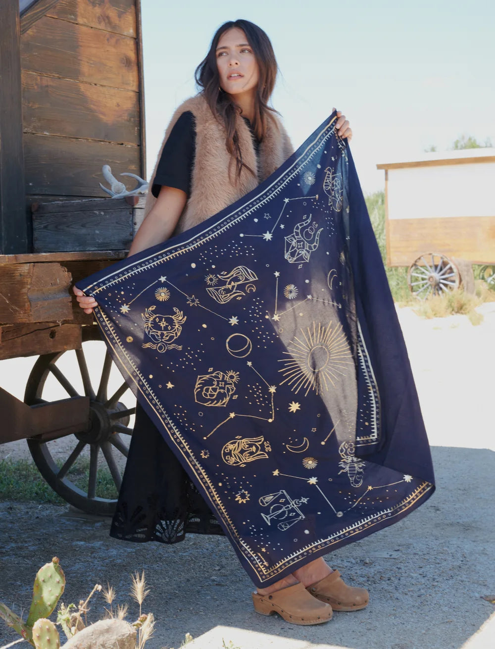SCIARPA ZODIAC NAVY IN MODAL