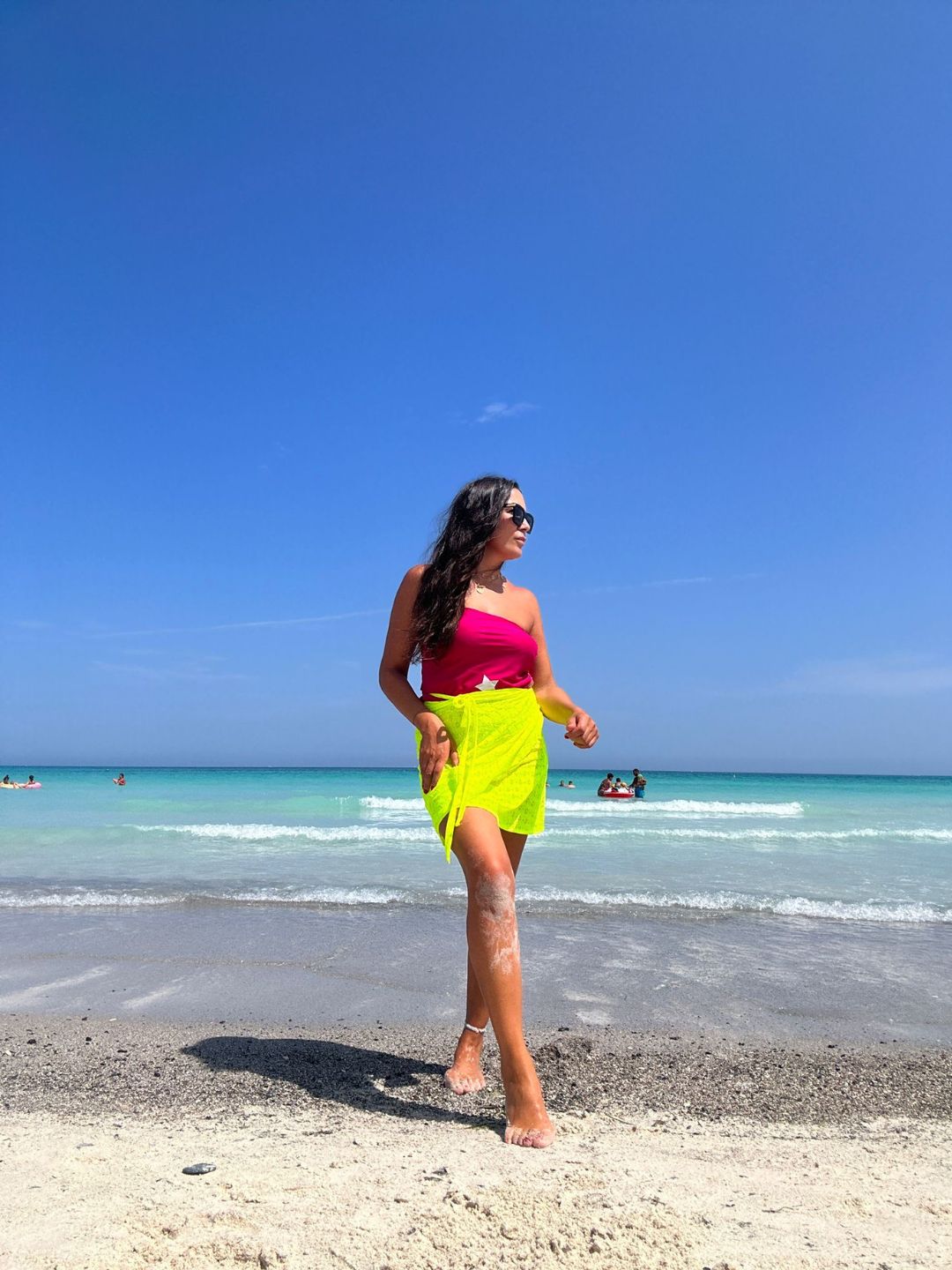 MINIGONNA PIZZO GIALLO FLUO Ribes of LOVE