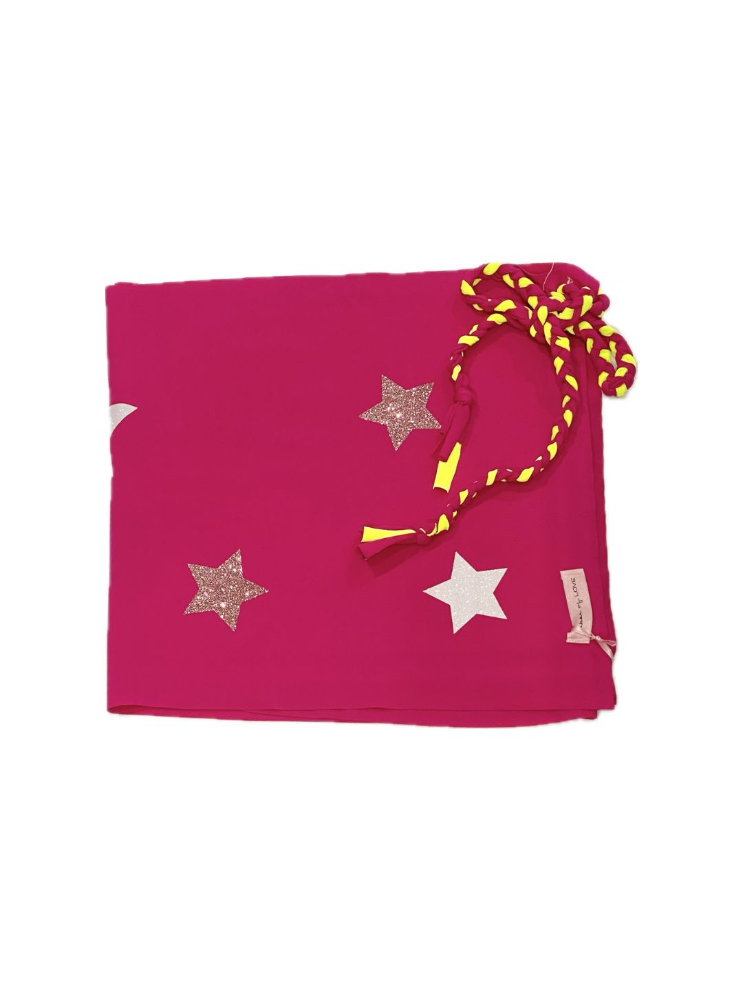 MINI PAREO FUCSIA STELLE