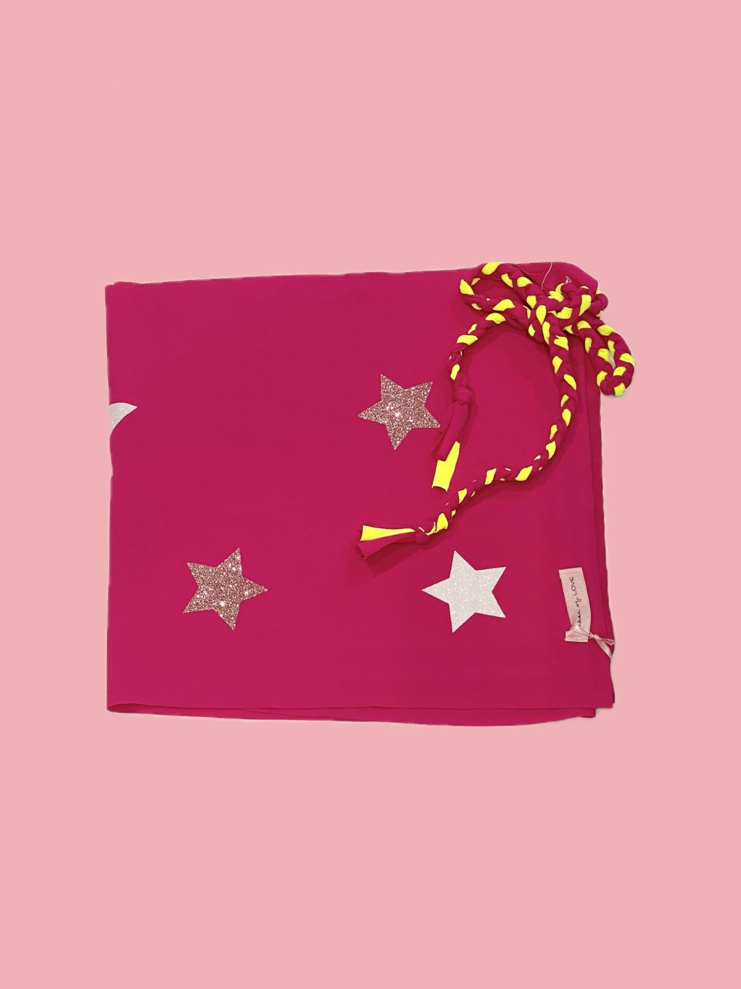 MINI PAREO FUCSIA STELLE