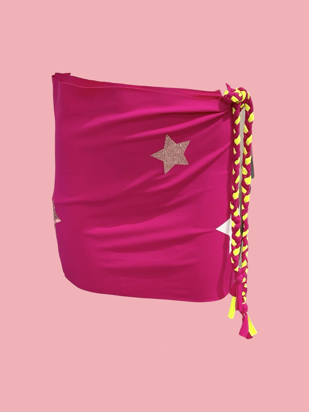 Mini Pareo Stelle Fucsia – Lycra, Artigianale