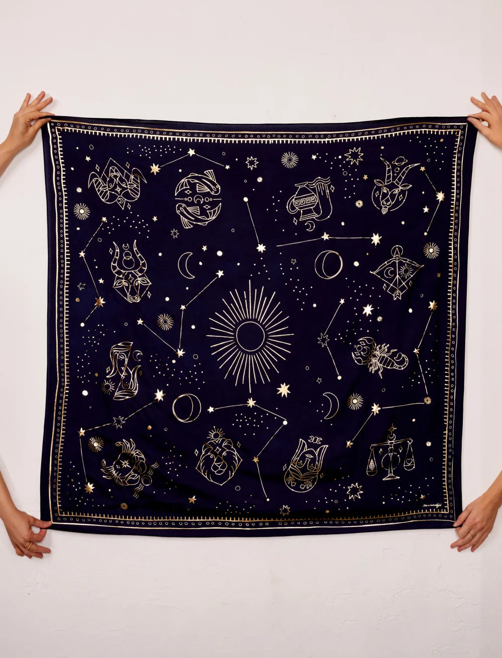 SCIARPA ZODIAC NAVY IN MODAL