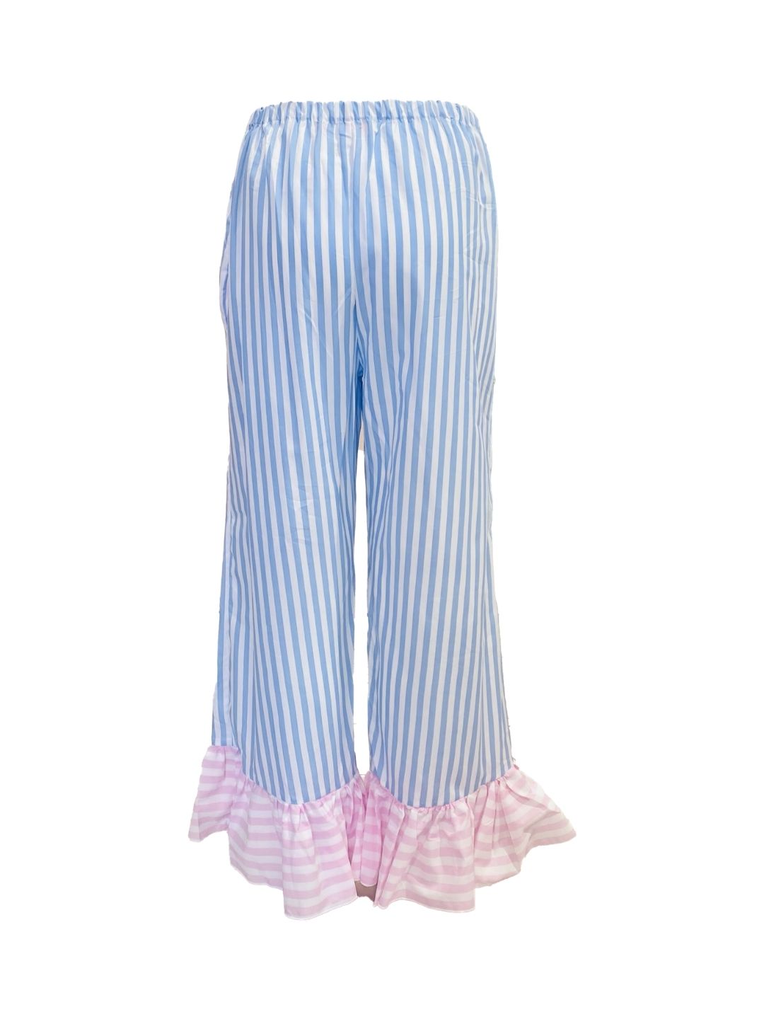 PANTALONE Pin con galetta Righe Azzurre Mod.1 Ribes of LOVE