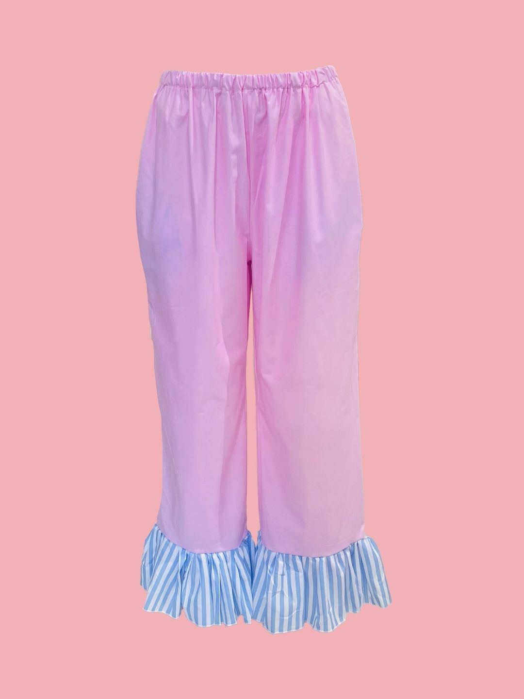PANTALONE Pin con galetta Rosa Baby Ribes of LOVE