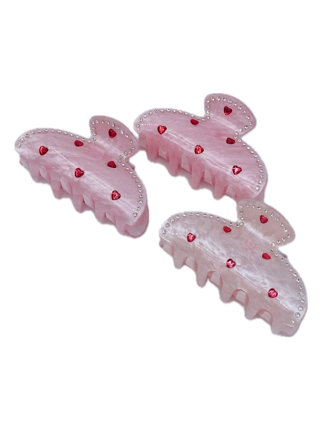 PINZA PER CAPELLI CON CUORI